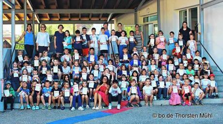 Fitte Grundschüler in Rammersweier: Sportabzeichen verliehen