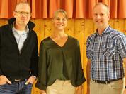 Der neue TuS-Kernvorstand mit Martin Isenmann, Heike Günther und Thorsten Müller (von links). Es fehlt Benjamin Wycisk-Bauer. Foto:Thorsten Mühl